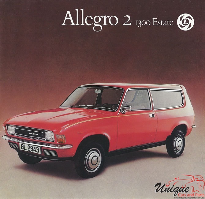 1975 Austin Allegro 1300 Estate Brochure Page 1